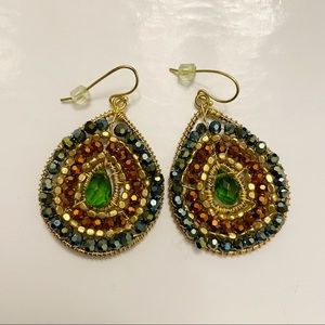 NWOT ANTHROPOLOGIE Oval Shaped Earrings